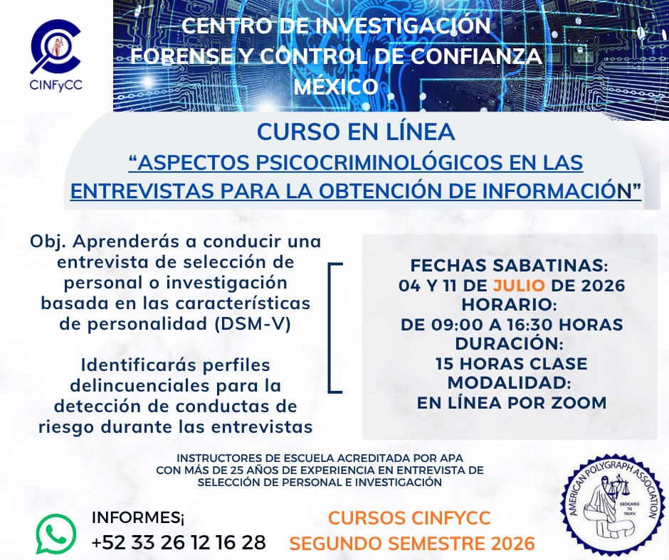 ESCUELA POLIGRAFIA GUADALAJARA CURSO CDMX